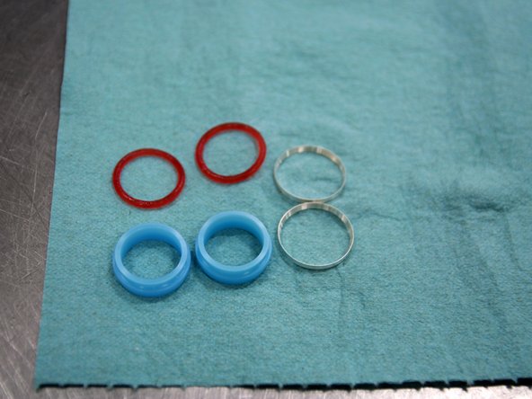 With clean hands, remove o-rings and seals from bags.