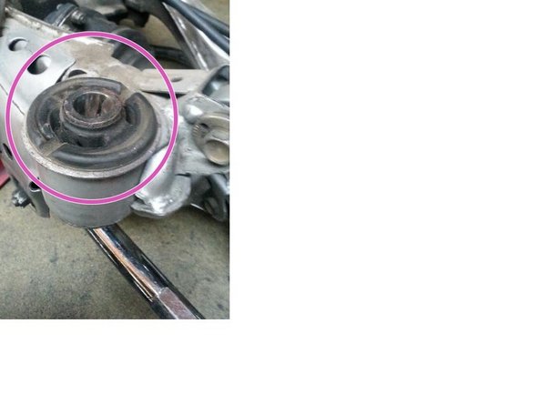 Lower subframe onto blocks of wood placed underneath both sides of the subframe and front nose of differential.