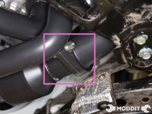 After all bolts are tight, make turn on the car and make sure there are no leaks in the system.