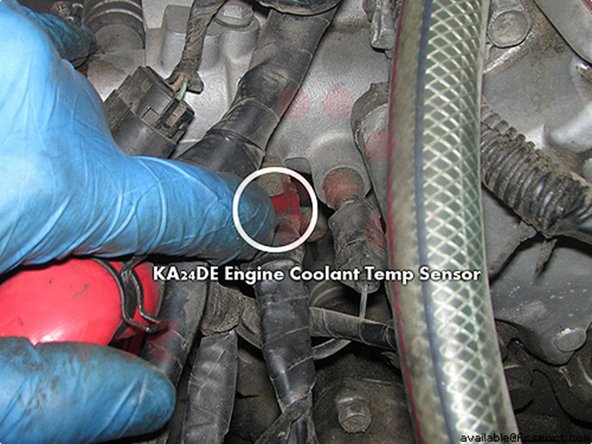 There are two temp sensors in the engine bay - one (1 wire) for the dash, and one (2 wire) for the ECU.