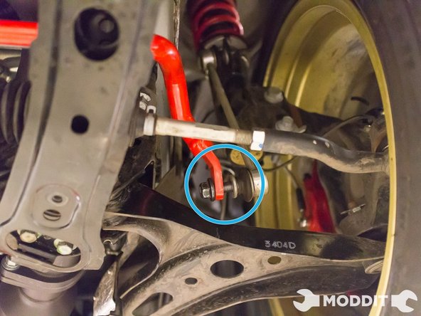 Once the end links are torqued, go ahead and start installing the undertray.