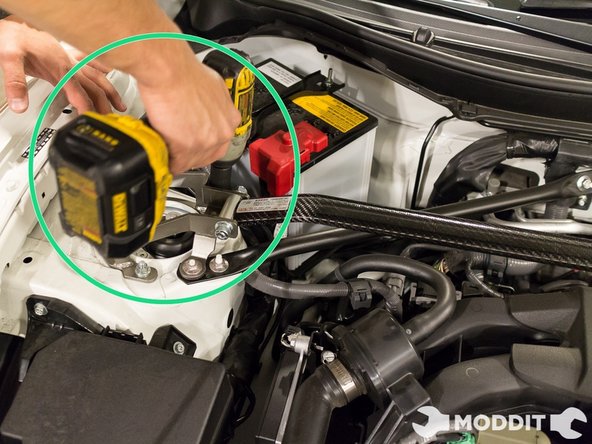 Once you're done threading on all of the nuts, go ahead and tighten them down. Whether its a ratchet, impact gun or a wrench, make sure those nuts are nice and tight.