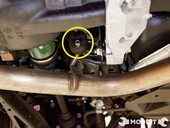 Spray some WD-40 or PB blaster to lubricate the hanger so you can slip it off the pipe.