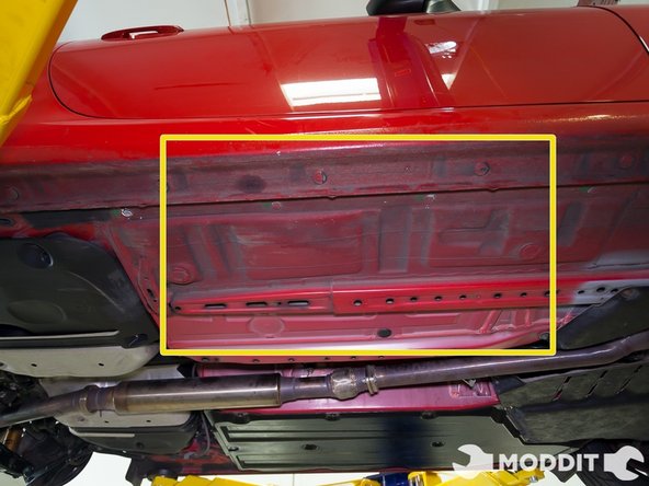 Now to install the Central/Right section of the BRZ Blue Series under panel is a bit easier since you don't have to remove a pre-existing OEM unit.