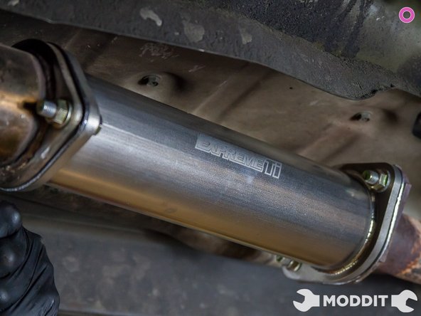 This is how everything looked once it was all bolted up. We could not be any happier with the Tomei Titanium Test pipe at the end of the day.