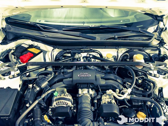 Once all of the bolts are tightened to spec. Stand back and enjoy your newly added bling to the engine bay.