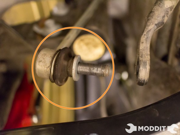 CAUTION: Do not use a metal hammer, as you DO NOT want to mushroom the head of the end link.