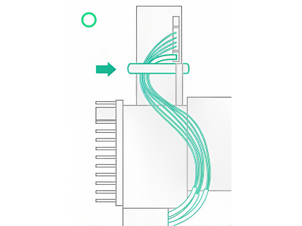 Tighten the two set screws in the heatsink to lock the Hot End in place.