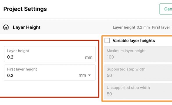Layer Height: For printing with Palette, a layer height of 0.25 offers a good balance between detail and tower size.