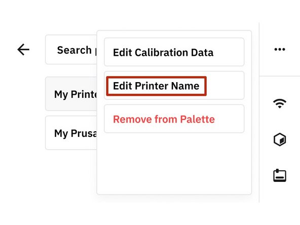 Rename the printer and save.