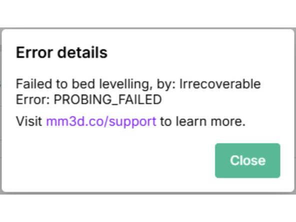 If your printer continually fails during the bed levelling procedure, it could be due to a load cell needing to be adjusted or replaced