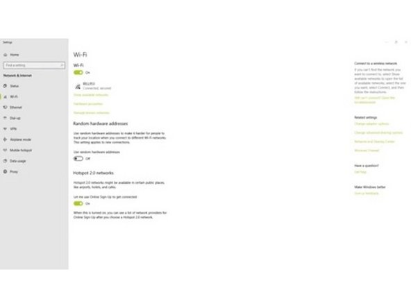 Once Canvas Hub has connected to your home network, ensure that your computer has also reconnected to this network. For some users, your computer will reconnect automatically but for others, you may need to re-enter your credentials. 