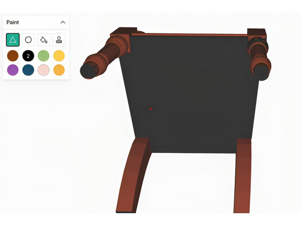 Make sure to check and paint the bottom surfaces of your model