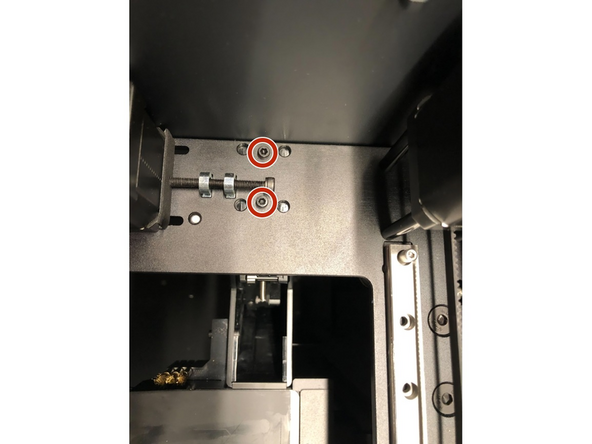 Check that the top two densifier screws are fully tightened