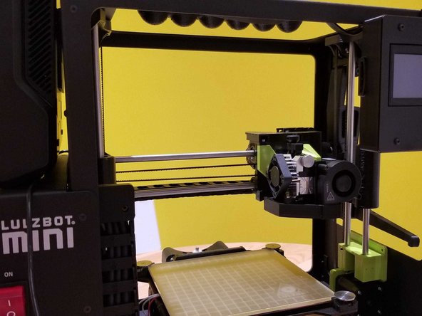 Perform a cold pull to remove any filament from the hot end. It is important to remove all filament from the hot end so that the filament path is evacuated for installation of a sleeve in step 7 below. Wait for the hot end to cool down to below 50 degrees celsius before proceeding in order to avoid injury.