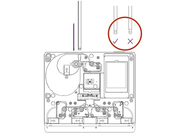 Once the appropriate tube is selected, you’ll notice that the two ends of the tubing have different ends: one is wider and cylindrical (‘funnel’ end) while the other becomes narrow and has a longer neck (‘tapered’ end).