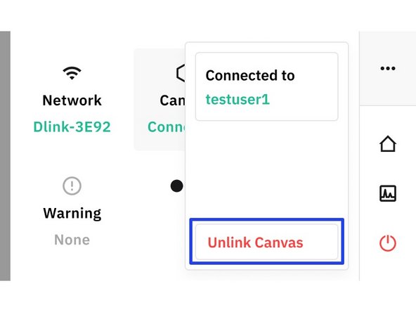 To Login to Canvas, tap the Canvas &gt; Log in to Canvas.