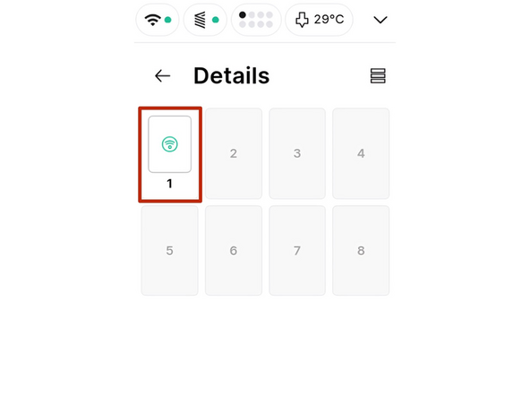 Insert the spool with the NFC tag into a Material Pod and install in Element. You can use the wheel lock provided with each Material Pod to secure the spool in place