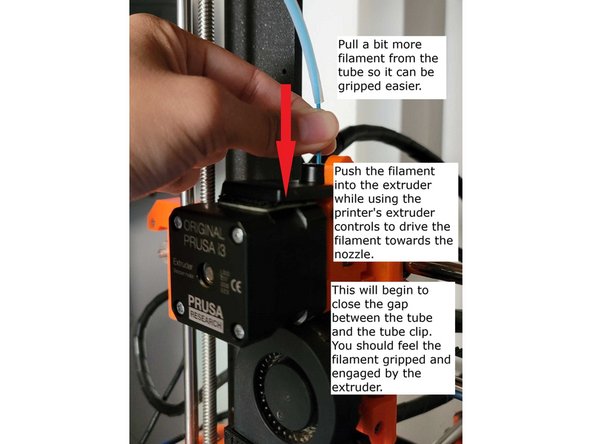 The printer will automatically preheat while Palette produces splices.