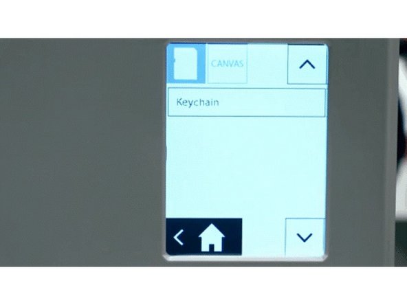 Palette 2 will recognize that this first time you have used it with this printer and will let you know before you start the print. Please go ahead and tap 'Next'.