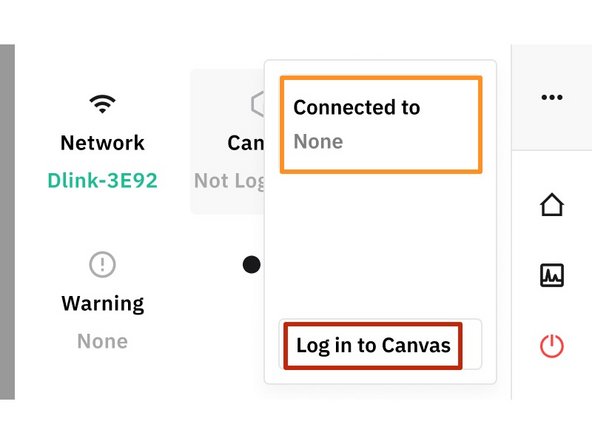 If your Palette is connected to your Canvas account, it will be shown under Connected to.