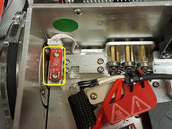 Unplug Palette and use the 2.0 mm hex key provided in the Palette Tool Kit to remove the 4 screws on Palette's top cover.