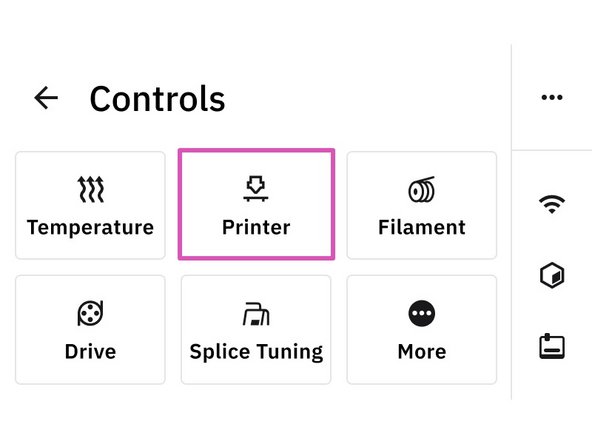 Go to Controls &gt; Printer