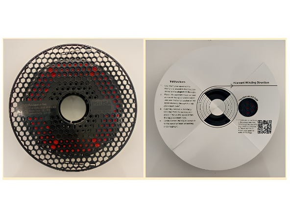 In some cases, the Material tag can still adhere to a rough surface and be readable. In other cases, too much bending of the tag or overhanging off the spool will cause the tag to become damaged and unreadable