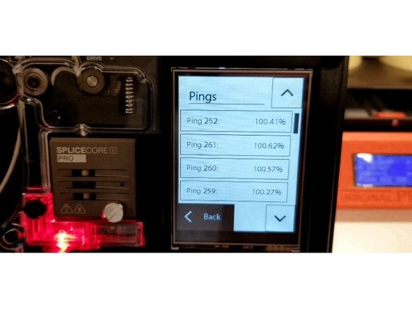 Once your print has started, please check your ping data and if possible, take a photo. If anything goes wrong during the print, this data will help us diagnose the issue. If you'd like to learn more about pings and what they mean, check out this article. 