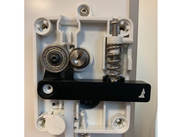 How to swap the extruder drive arm in the Ultimaker filament feeder on the back of the printer.