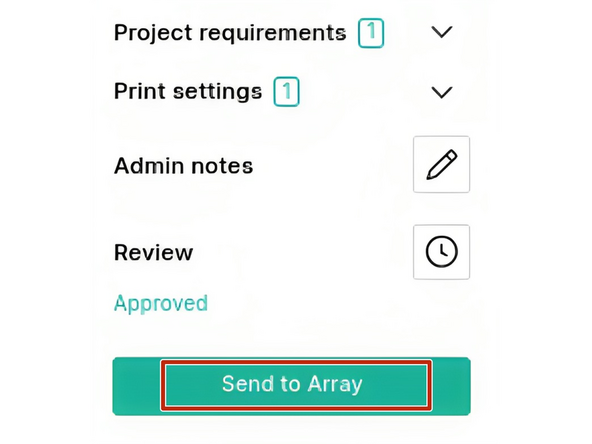 After approving a submission, the option to send to the printer will appear at the bottom of the feedback panel