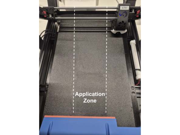 Ensure the belt is completely cool before applying adhesive. Use nanopolymer adhesive supplied with Orion.