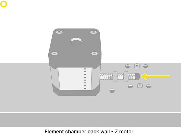 To tighten the back Z belt, first use a 2.5mm Hex key to loosen the bolts for the Z motor, which are below the XY plate