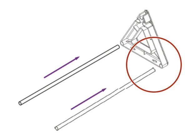 In order to easily feed filament into your Palette, we provide a spool holder that holds 4 spools and allows you to easily swap out different colors or materials.