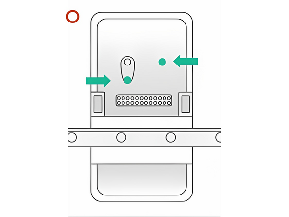 Place the new print head onto the mount, using the 2 metal pins for location until you feel the magnetic force pull the print head