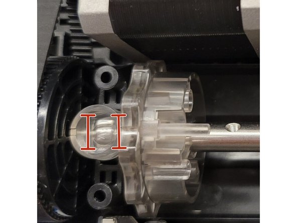 Flip the unit over again to begin reassembling the CAM caps. Start with one end at a time, starting from the end with the sprocket.