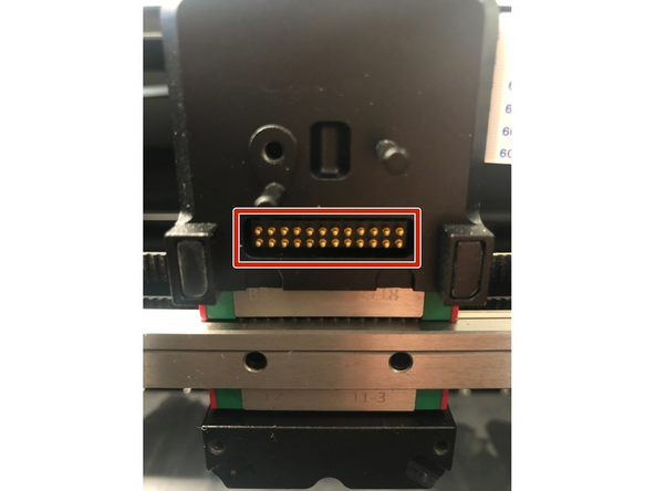Turn off Element and remove the Print Head. Inspect the POGO pins on the fixed end PCB. Are they all undamaged, straight, and the same height? If yes, proceed to Step 4