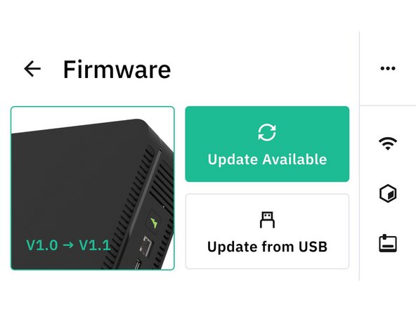 Always ensure that you're using the most recent version of firmware to ensure that you're using the most up-to-date features and improvements.