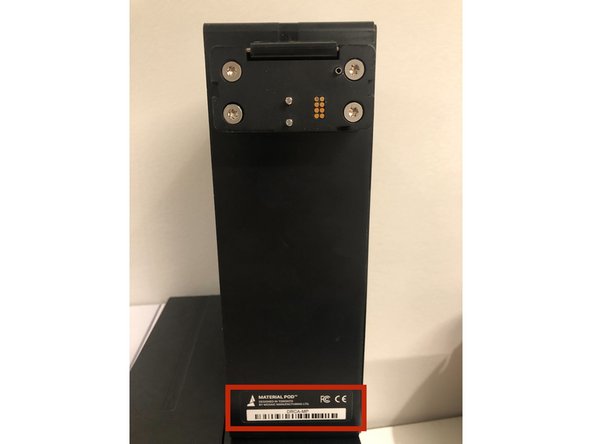 If your Material Pod is consistently disconnecting, please contact Mosaic Support and share the Pod's serial number (eg, DRCA-MP).