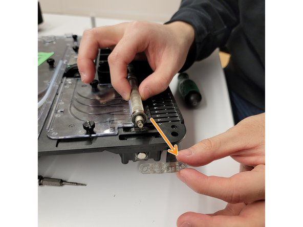 As these screws are loosened, they will release the CAM and endcaps underneath that were held by the CAM bracket. Please also be careful removing the CAM endcaps as there is a spring on each side.