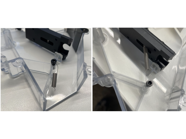 Check if the swing cover is bent or damaged, as in the photo. If so, contact Mosaic for a replacement.