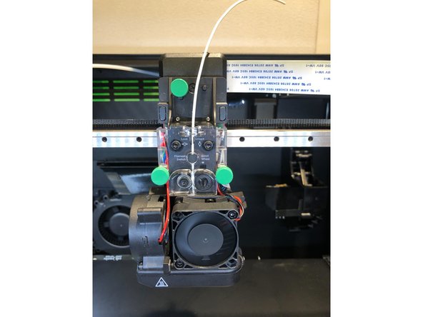 If the nozzle is unable to extrude, it may be clogged. You can attempt a hot pull to clear it.