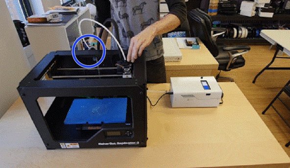 Wanhao Duplicator i3, Prusa i3, and similar (bed moves in Y-axis).  Extruder moves in X-axis and Z-axis.