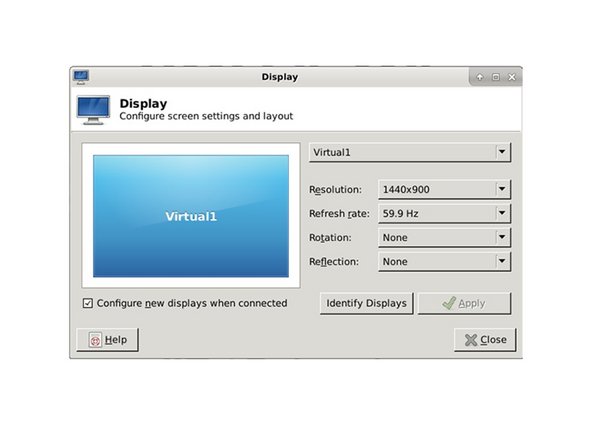To configure screen, please connect all displays to the OMLEX MX terminal