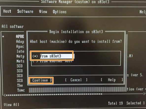 Select From s03ot3 and Continue