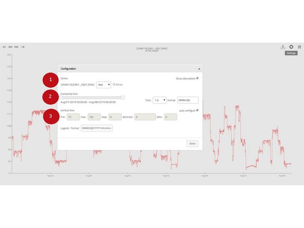 2- When using Separate or Joint charts (not Point-Charts) you can also jump to different time ranges simply by clicking the arrows in the left top corner.
