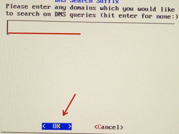Dejar vacío el campo and Ok