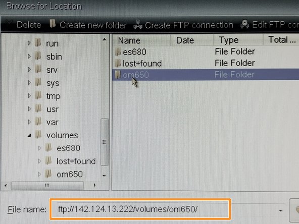 Bohemia Market data storage is located at /volumes/om650