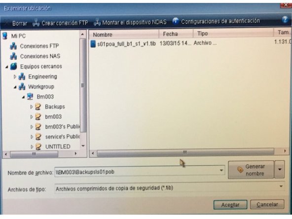 When computer selected dialog for user name and password is shown.