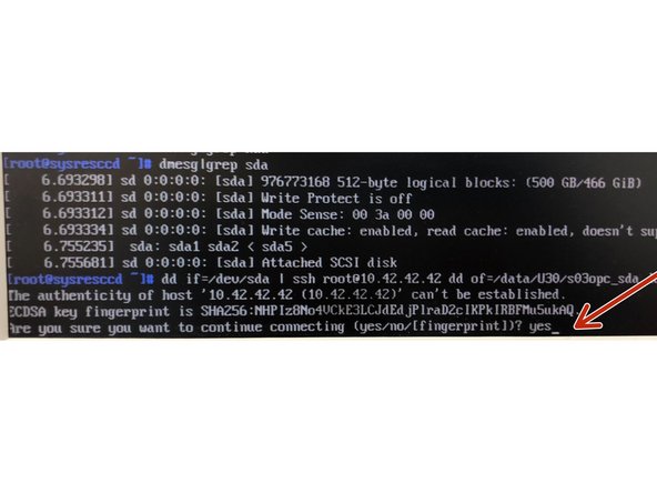 Once connected to BM Backup Server answer the question in regards of the certificates: YES